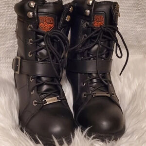 Milwaukee Leather Waterproof Leather Zip Moto‎ Boots 10  5